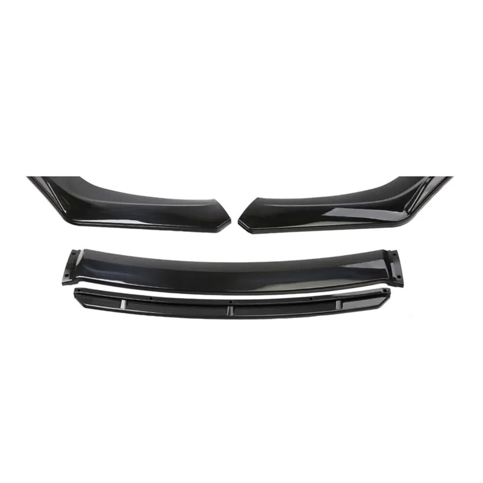 Splitter Spoiler Universal Car Front Bumper Lip Abs Plastic Canard Splitter Diffuser Front Spoilers A Red/Black/Blue 9199774900898
