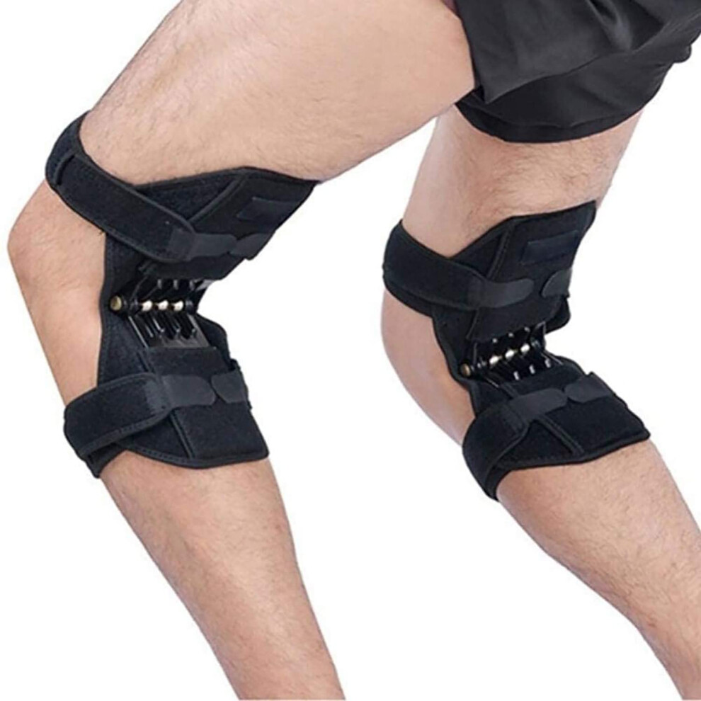 Spring Joint Support Knee Brace 2 Pack Spring Force Knee Support For Running Hiking Arthritis Relief Knee Lift Booster