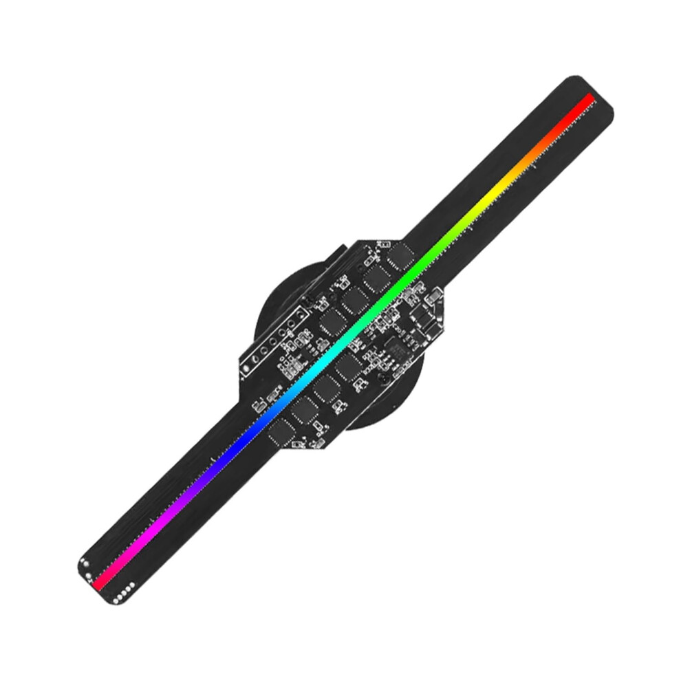Hologram Fan Desktop Mini 14Cm 128Led 3D Holographic Projector Advertising Machine With Protective Cover 10W 9199774901024