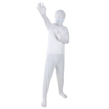 Unisex White Full Body Photography Suit 170cm PVC Fiber