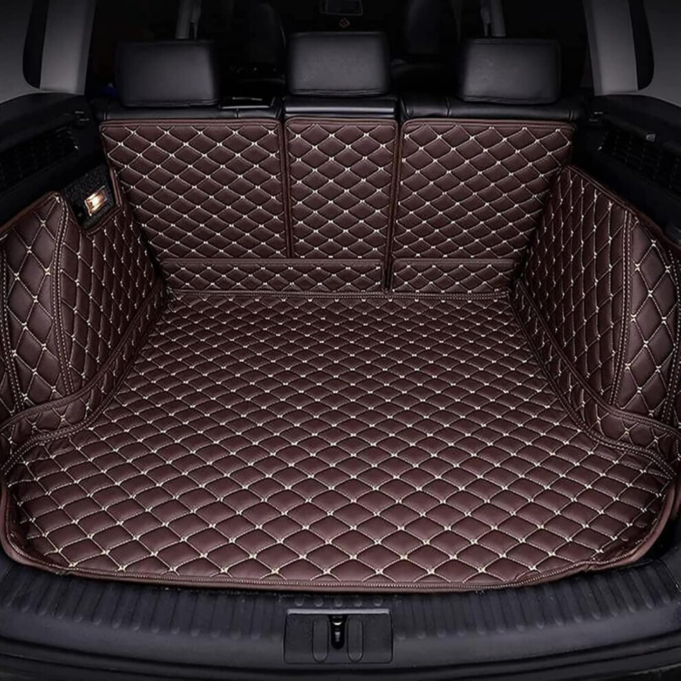 Car Boot Mats Leather For Bmw 2 Series Active Tourer U06 20212025 Full Coverage Trunk Liners Antislip Waterproof Coffee 9199774901086