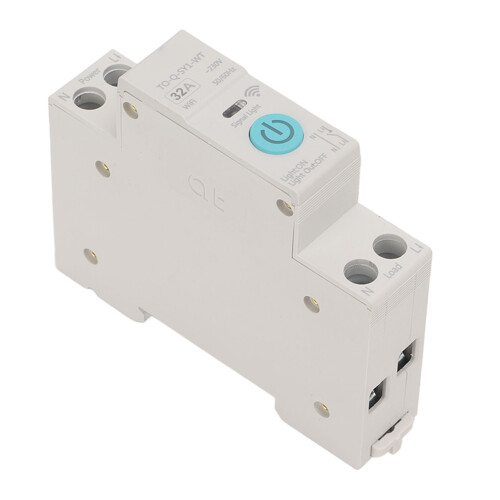 Interruptor WIFI 1P+N DIN35 82x68x18mm Blanco 230V
