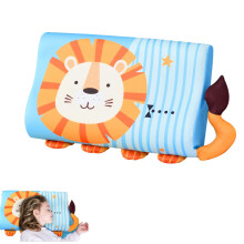 Toddler Pillowcase Cotton 46 X 26 Cm Blue Breathable SkinFriendly Calmly Ergonomic For Boys And Girls Cot Bed