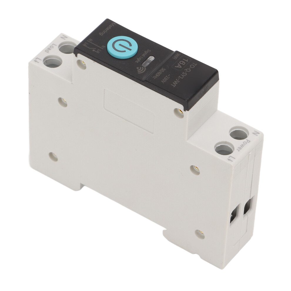 Wifi Compatible Din Rail Circuit Breaker 16A Smart Switch 3 Timing Modes 4941374792015