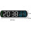 LED Digital Clock With Humidity And Temperature Readout, Dual Alarms, Adjustable Brightness, Model 2