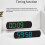 LED Digital Clock With Humidity And Temperature Readout, Dual Alarms, Adjustable Brightness, Model 5