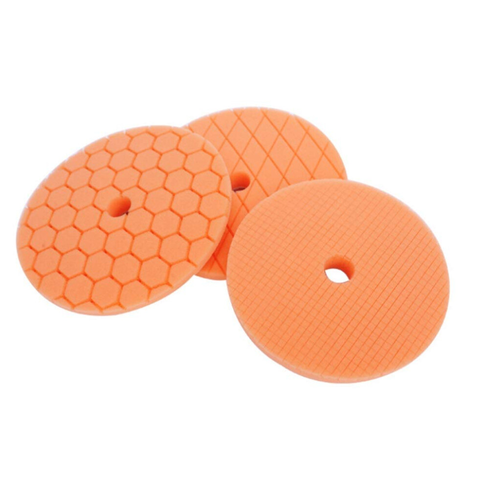 Car Polishing Pads Hexagonal Diamond Grid Sponge For Easy Wax Application And Multisurface Use 9382693139016
