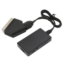 Scart to HDMI Adapter 720P/1080P Switchable for DVD & Set Top Box Black