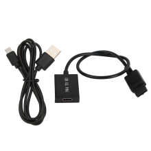 Memory Lane in High Definition: AV to HDMI Converter, RCA to HDMI Adapter for Unmatched Gaming and Movie Sessions (Wii, Wii U, PS One, PS2, PS3, Xbox,