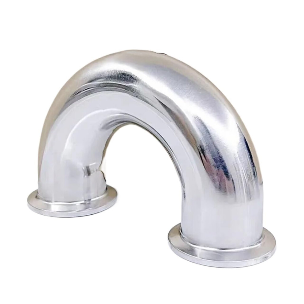 Tri Clamp 180 Degree Elbow Fitting, 89Mm O/D, 3.5 Inch, 304 Stainless Steel Ferrule 9199774901710
