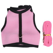 Colete peitoral leve para animais de pequeno porte, em malha respirável, com ajuste fácil, ideal para caminhadas e corridas ao ar livre, sem puxar,