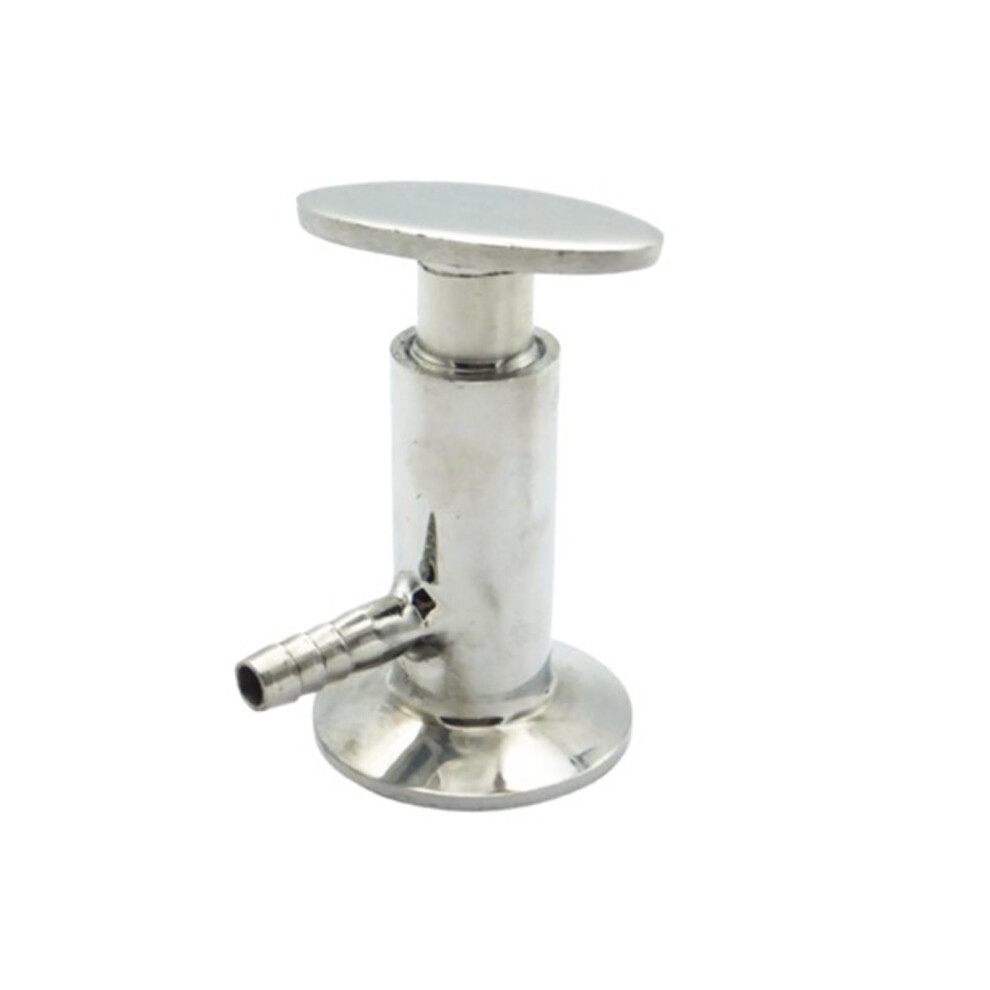 Sus304 Stainless Steel 1.5 Inch Tri Clamp Sampling Valve, 10Mm Hose Barb Ferrule, Outer Diameter 50.5Mm 9199774901888