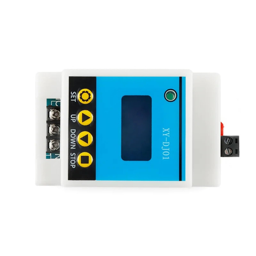 30A Single Channel Relay Timer Switch With Delayed Power Off And Cycle Timing, Din Rail Mount 9382693139573