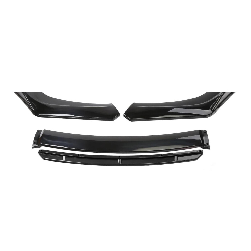 Car Front Spoiler Front Bumper Lip Chin Spoiler Diffuser Trim Gloss For Toyota Corolla Hatchback 19732016 Black 9199774902007