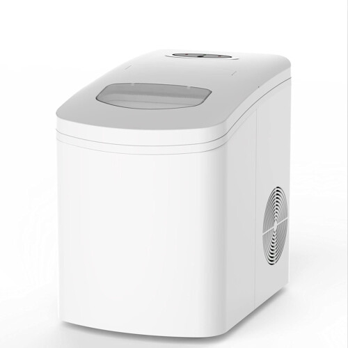 Ice Maker Portable Countertop, 9Cube Ice Maker Ready In 68 Minutes, Compact Automatic Ice Maker For Home Kitchen