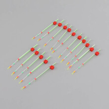 15PCS Mini Winter Eis Angelrute Top Spitze