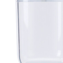 Vielseitiger transparenter Badezimmerbehälter mit Deckel für Wattestäbchen, ABS- und AS-Materialien