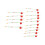 15PCS Mini Winter Eis Angelrute Top Spitze 11