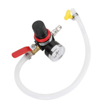 Universal Car Detector Cooling Pressure Tester Tool Gauge for Automotive Cooling System 060 PSI Stainless Steel