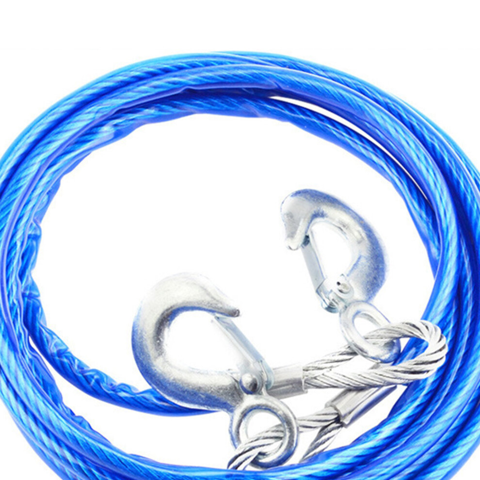 5 Ton Steel Wire Winch Rope 4M Rubber Coated Towing Wire Utv Suv 8471374800435