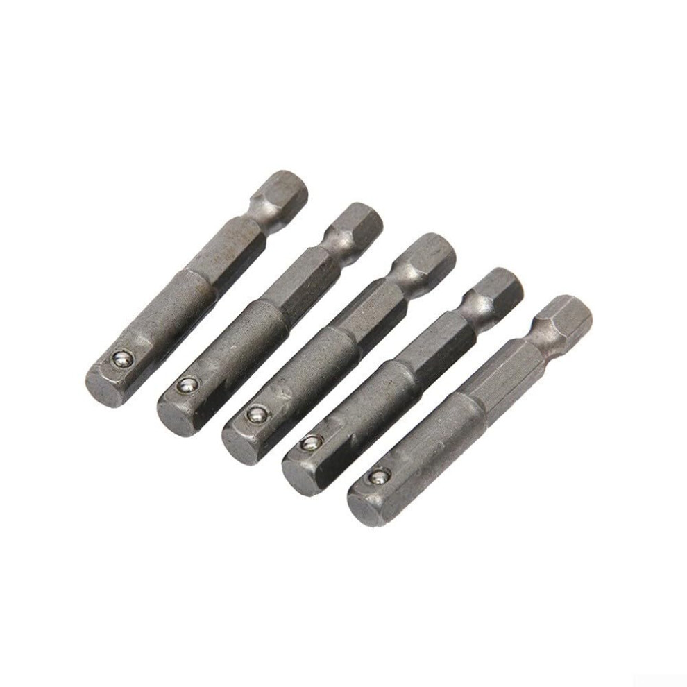 Socket Adapters Five Piece Set For Tool Compatibility Steel Construction Universal Drive Fit 9382693140968