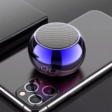 Compacte Bluetooth-luidspreker met spraakassistent, handsfree bellen, waterdicht, hifi-stereogeluid voor thuis en buiten, muziekbediening, snellader.