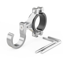 Versatile Fit Universal Scooter Hook, Adjustable Design Aluminum Alloy Hanger For Handlebars 18mm - 40mm, Practical And Stylish Mounting Clamp