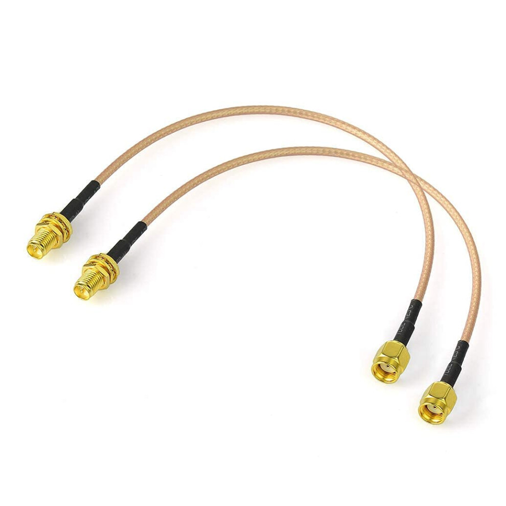Rpsma Extension Cable 2Pack 30Cm Rg316 Male To Female For Wifi Router And Security Camera 9199774903585