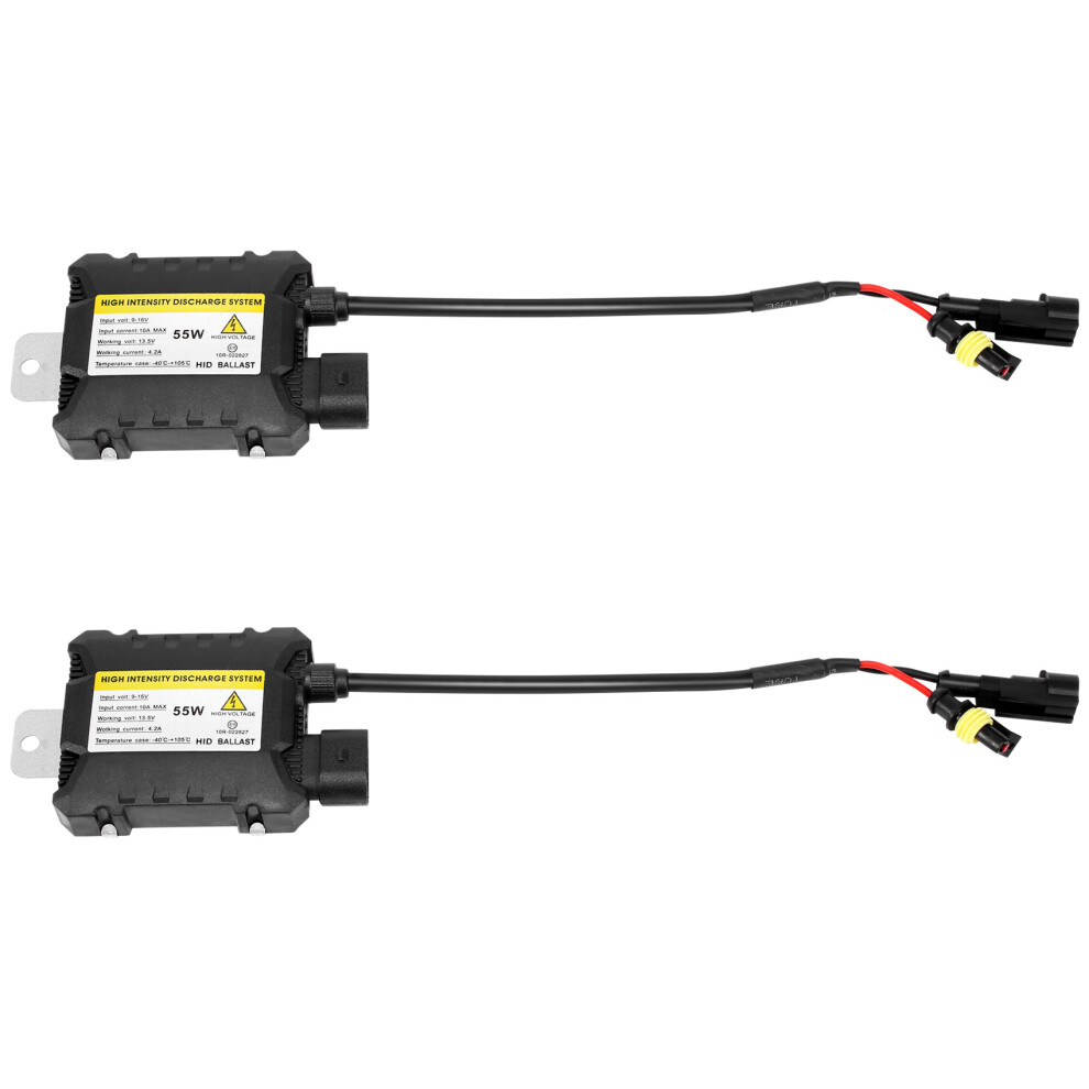 55W Hid Bi Xenon Ballast 12V Digital Slim Ballast Fast Bright Electronic Ballast For H1 H3 H3c H4-1 H4-2 H7 H8 9005 9006 6031507597513