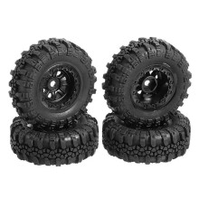4ST 47X18Mm HjulfäLgar DäCk DäCkset för Axial SCX24 90081 AXI00001 1/24 RC Crawler Biluppgraderingsdelar TillbehöR