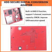 MMC  SDHC 2.0SATA a  Tarjeta Adaptadora de Alta Velocidad Tarjeta  a  Adaptador HDD Adaptador de ConversióN Digital Seguro