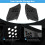 2Pcs Black Door Armrest Organizer Storage Box for  911 Boxster Cayman 2013-2019 6