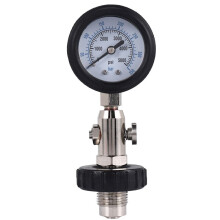 Nieuwe DIN-Luchttankdrukcontrole voor Duiken met 350 Bar Meter, Duikmeter met Handvat