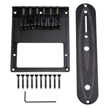 TL Electric Guitar Bridge with Printed String Plate, Enhanced Guitar Performance for TL Guitar with Streamlined Design