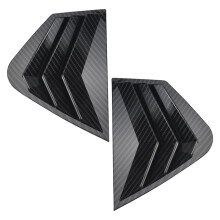 2X Kohle Faser Style Seiten Fenster Hinten Quarter Louver Abdeckung für  Optima K5 2011-2015