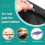 8Ft Billiard Pool Table Cover with Drawstring Durable Waterproof Table Cover for Rectangle Table, Black 5