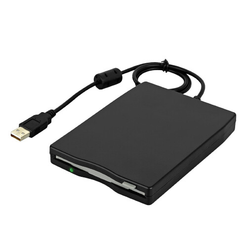 Unidade de Disquete USB de 3,5 Polegadas USB Unidade de Disquete Externa PortáTil de 1,44 MB FDD Plug de Unidade USB e para PC com Windows XP 2