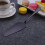 6-Piece Serving Flatware Silverware Set, Serving Utensil Set,Include Cake Server, Slotted Serving Spoon Black 4