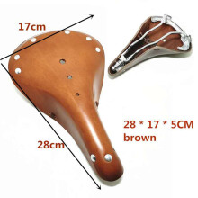 Retro Vintage Bicycle Saddle Cushion Bike 3 Spring Shock Cycling Bike Cycling Replacement,Brown