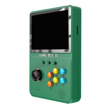 Draagbare X5 Draagbare Gamespeler 4,0 Inch 640 X 480 PixelsVideogameconsole-Cadeaus voor Kinderen-Groen