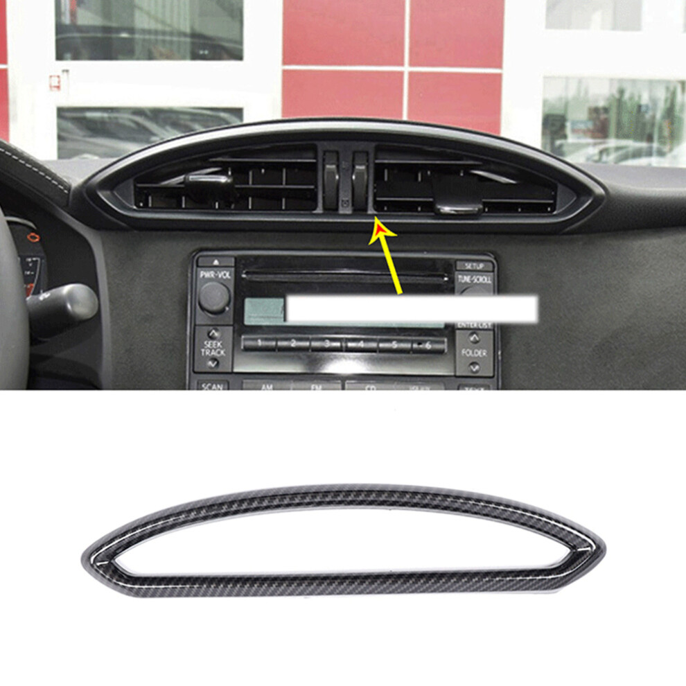 Car Center Console Air Conditioning Outlet Frame Trim Strip For 86 Brz 2012-20 6032065339362