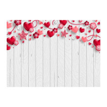 210X150Cm Valentijnsdag Achtergronddoek Liefde Bloem Fotomateriaal Fotografie Achtergronddoek, H