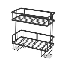 Accesorios de BañO, Organizadores y Almacenamiento de BañO, Almacenamiento de 2 Niveles Sobre el Inodoro, Negro