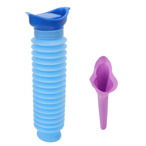 2 Stück einziehbares Urinal, tragbar, stehend, 2