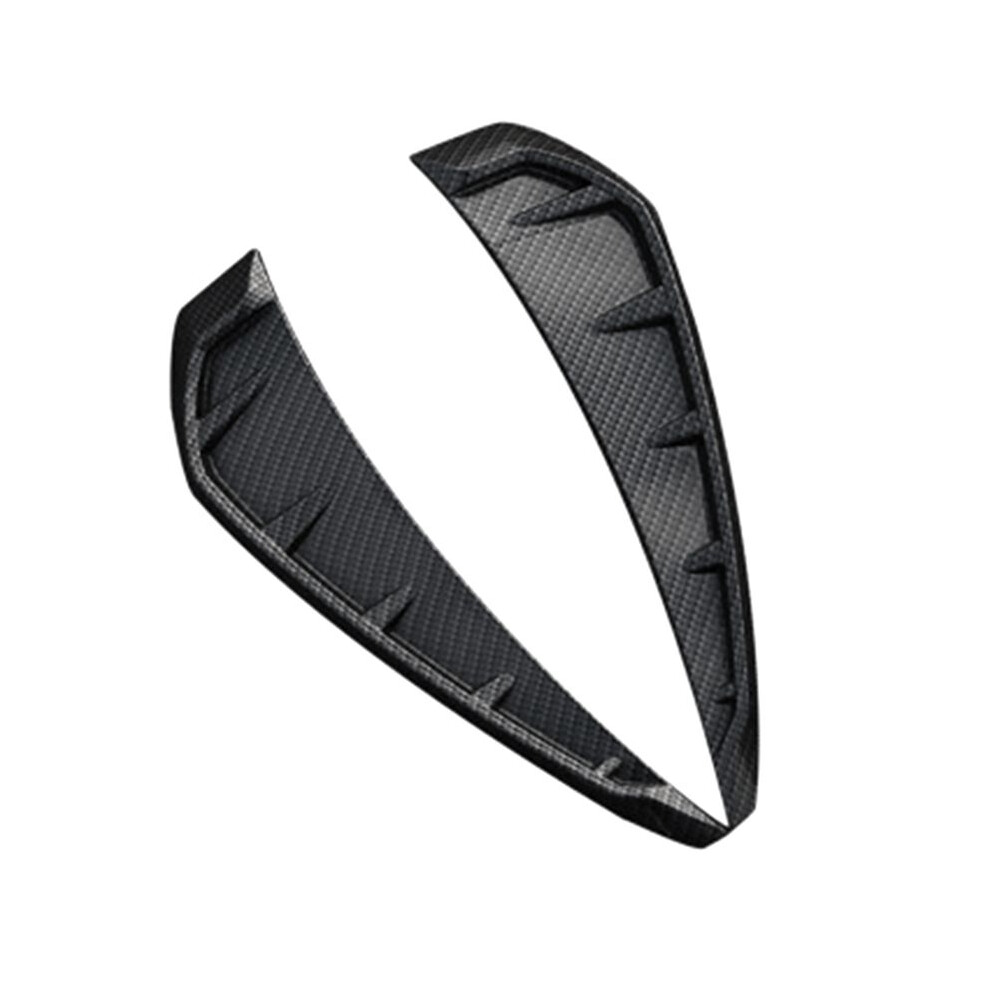 Carbon Fiber Front Side Spoiler Vent Air Wing Cover Trim For 10Th 2016-2019 6133033162057
