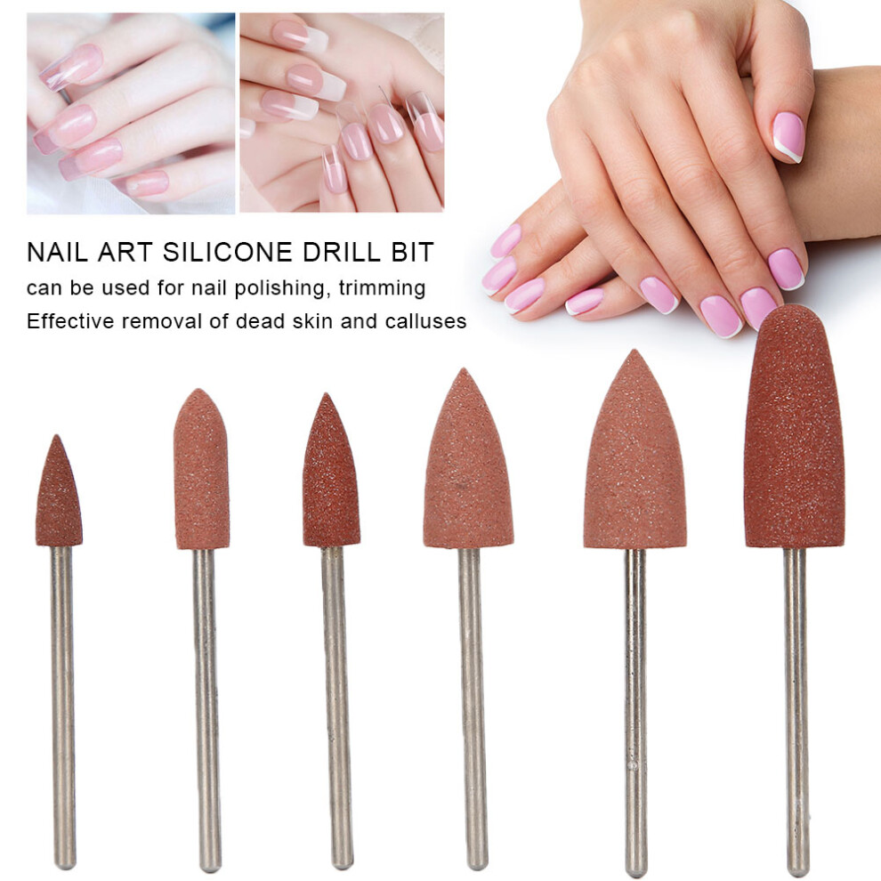 6 stÃ¼cke Nagel Bohrer Nail art Bohrer ManikÃ¼re
