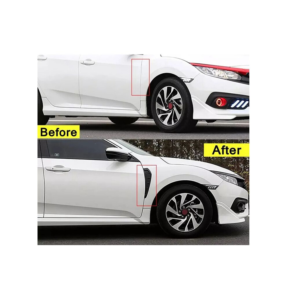 Carbon Fiber Front Side Spoiler Vent Air Wing Cover Trim For 10Th 2016-2019 6032173191012