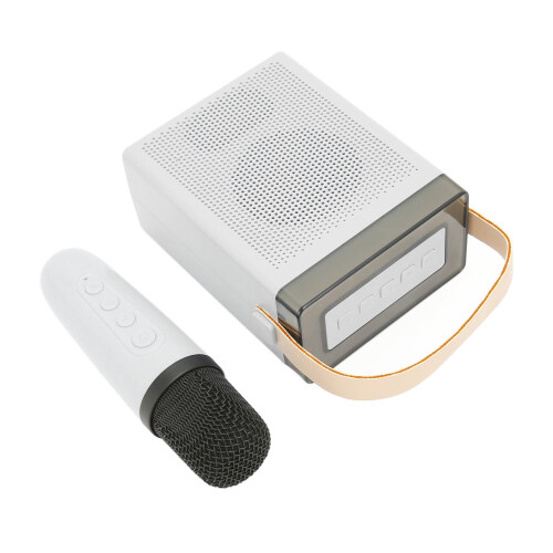 Μηχανή καραόκε Bluetooth με ρυθμικά φώτα LED, διπλά ασύρματα μικρόφωνα και φωνητικά 2