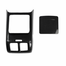 Kohle Faser Heck Luft Auslass öFfnung Trim Schutz Abdeckung Anti-Treten Panel für 6 MK6 - 2008-2012