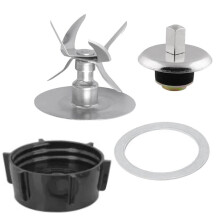 Blender Blade with Coupling Replacement for Osterizer Parts, 6 Point Fusion Blade with Coupling Kit